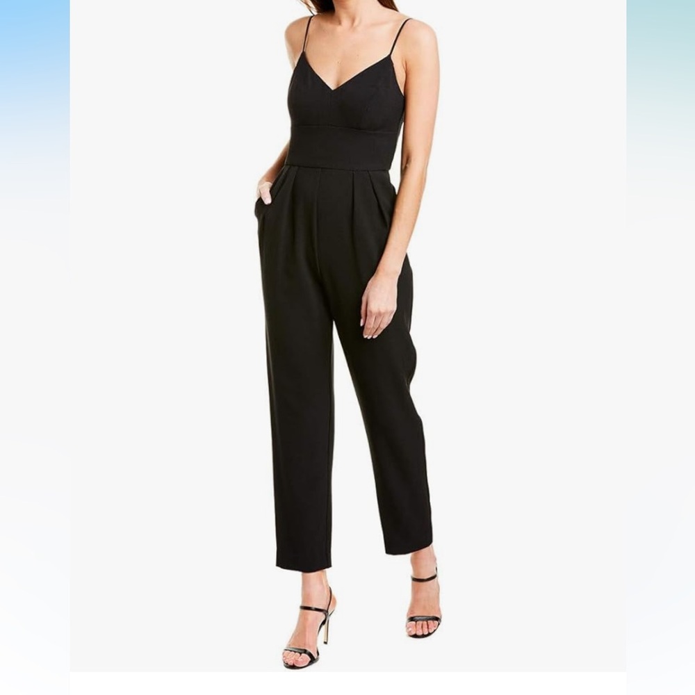 Eliza J black jumpsuit size 6